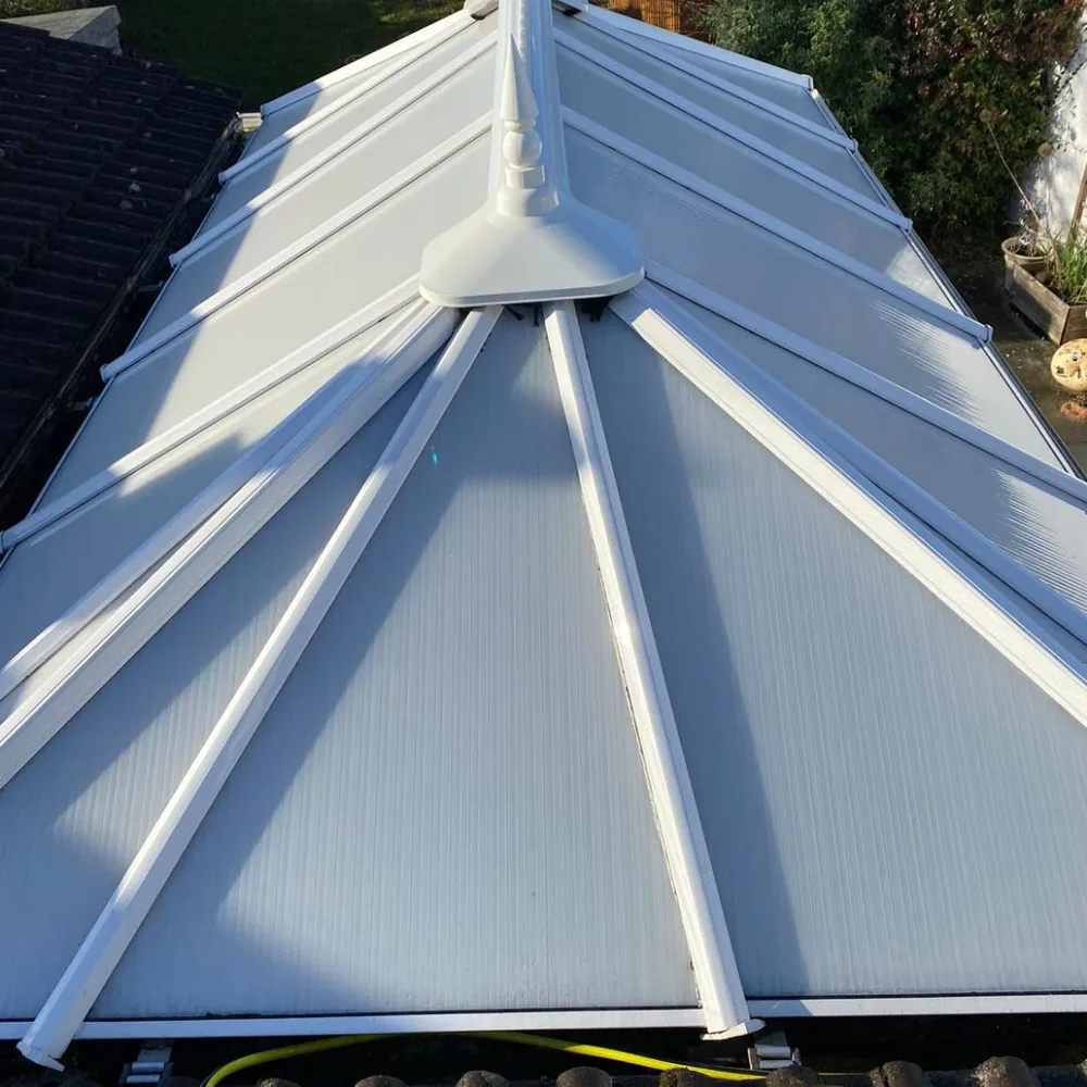 Conservatory roof cleaning example 3 after cleaning