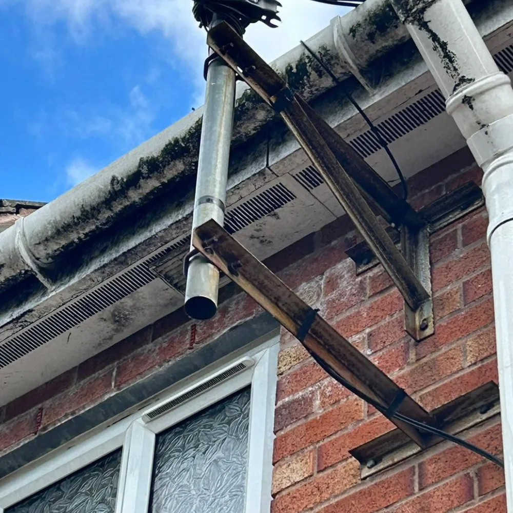 Fascia & uPVC cleaning example 3 before cleaning