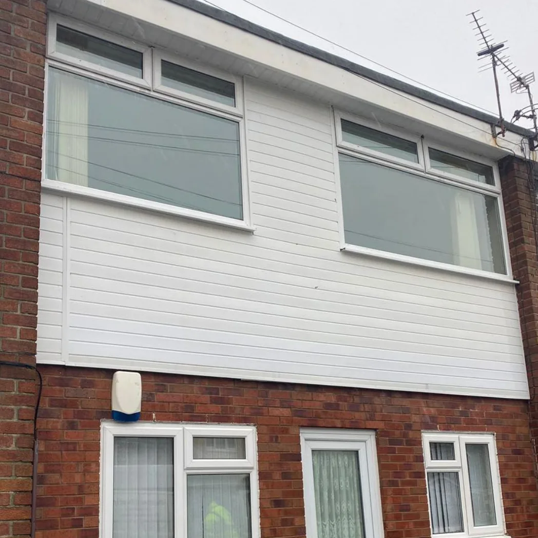 Cladding after cleaning
