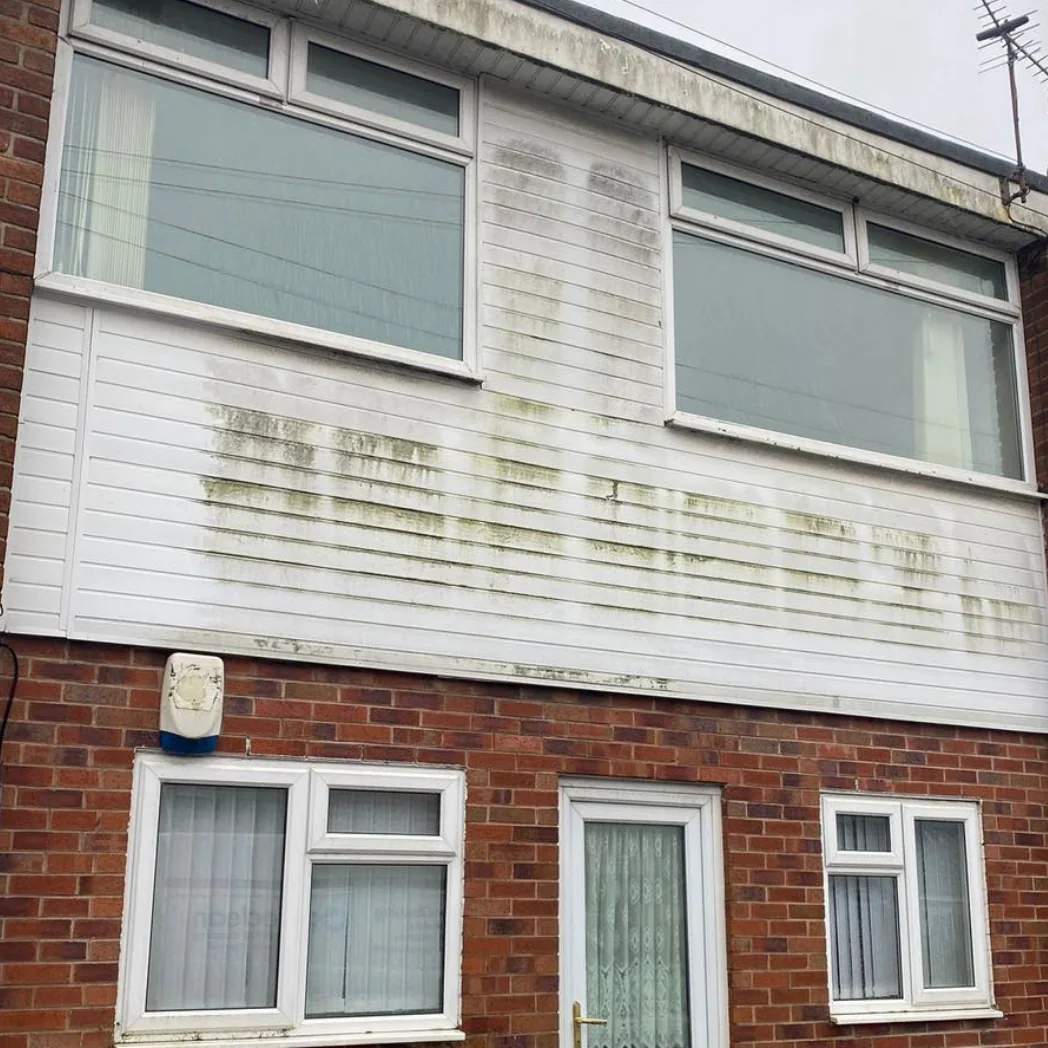 Cladding before cleaning